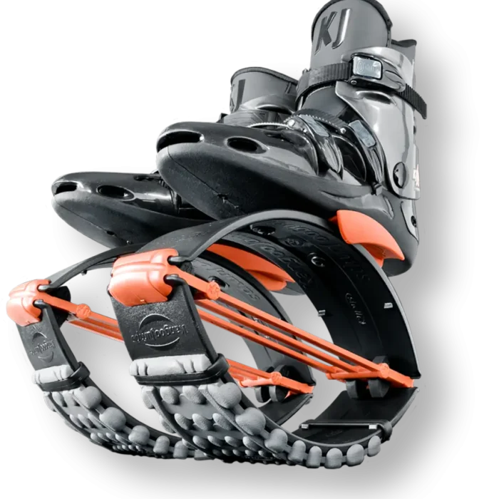 Jumping Shoes, Jump Boots, Kangoo Jumps, Black Orange, KJ XR3 - immagine 1