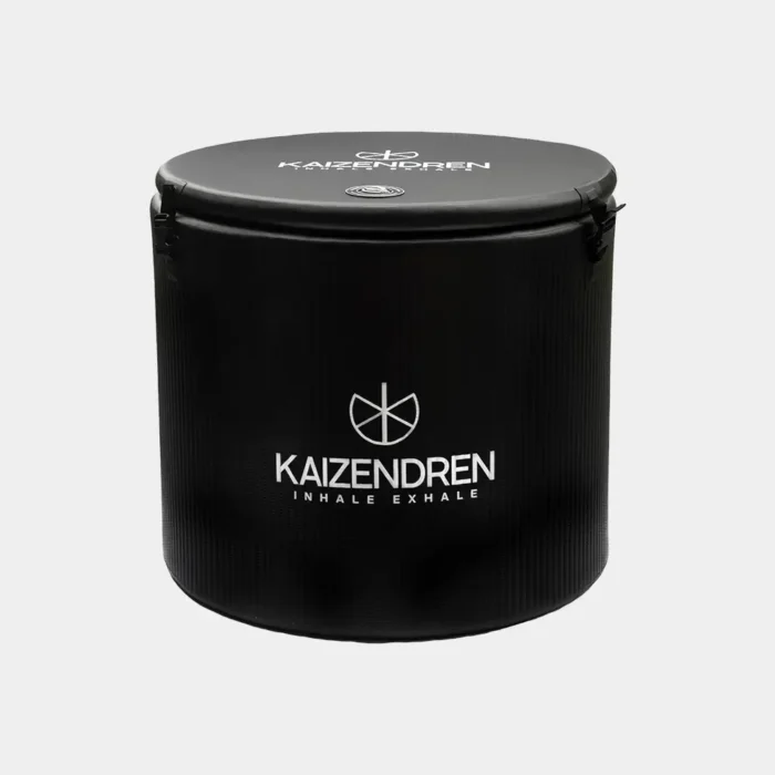 Ice Bath And Ice Chiller, Portable, With Thermo Lid And Cover, 400 L, Black, Kaizendren Ice Pro - immagine 2
