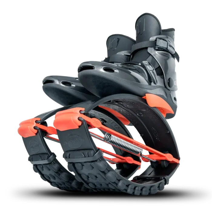 Jumping Shoes, Jump Boots, Kangoo Jumps, Black Orange, KJ PRO7 - immagine 1