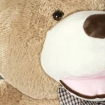 Big Plush Teddy Bear, Soft Toy, 100 Cm, 39 Inches, 3.3 Feet, Light Brown, Bobo - immagine 2