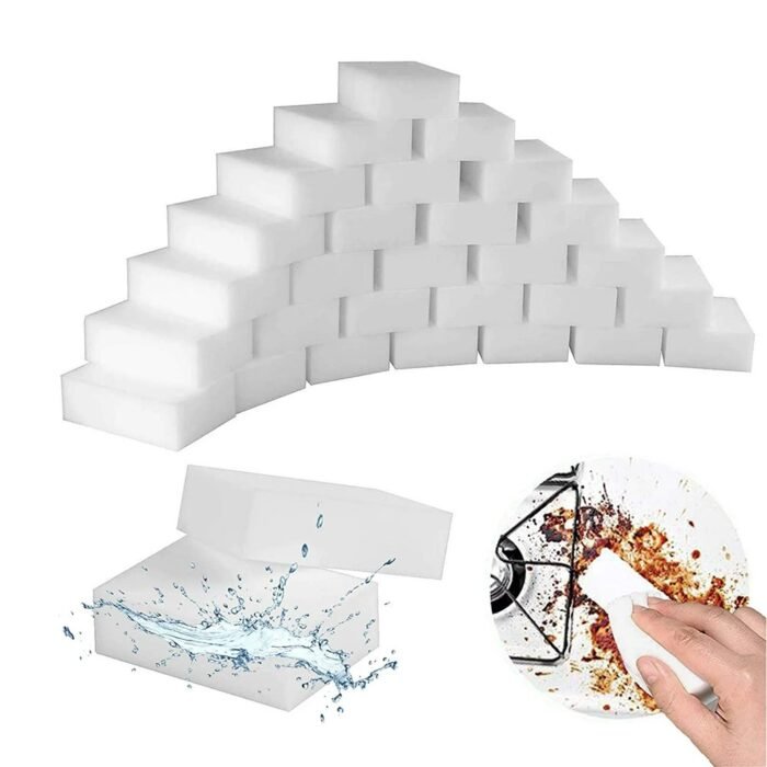 Melamine Cleaning Sponge, Magic Eraser For Cleaning, Pack 25 Pcs - immagine 1